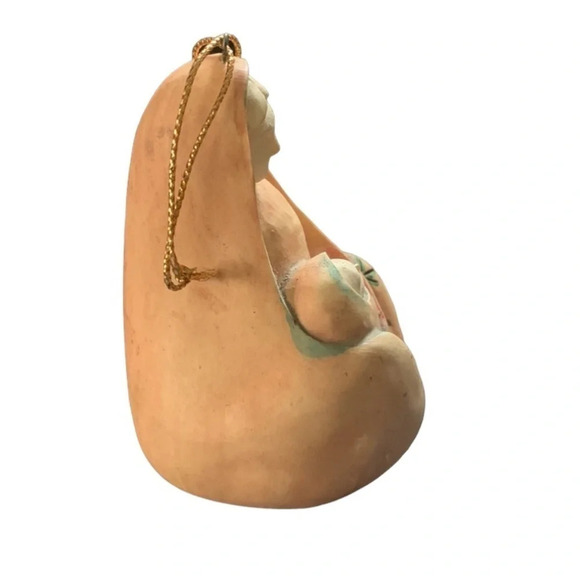 STUNNING ceramic Southwest christmas ornament - mother and baby - Picture 5 of 5
